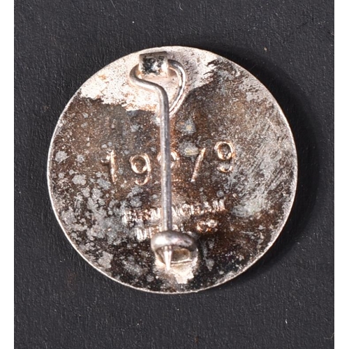 198 - A WWII Second World War British Fascist Members badge. A 3rd pattern example of silver plated constr... 