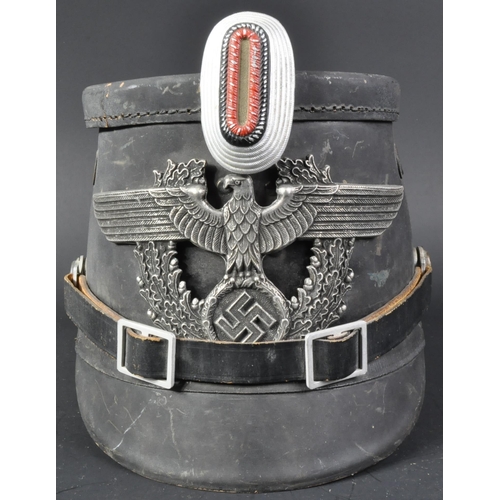 240 - A WWII Second World War Second World War style Third Reich Nazi German Protection Police shako helme... 