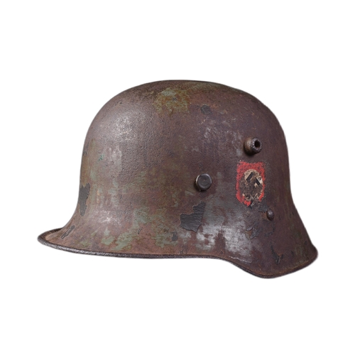 255 - An original WWII Second World War Third Reich Nazi German M17 pattern transitional Stahlhelm / helme... 