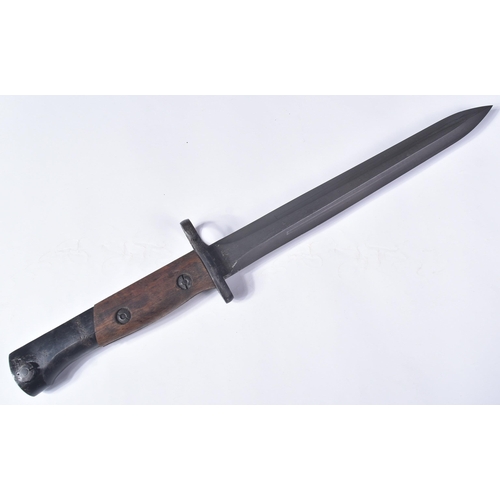 282 - A post Second World War Belgian FN Model 1949 rifle bayonet with matching scabbard. The bayonet with... 