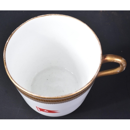 363 - White Star Line - a believed early 20th Century likely Spode made White Star Line cup and saucer. Ci... 