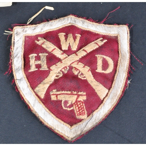 42 - WWII Second World War - a collection of Home Guard related items, all appearing to belong to a Mr & ... 