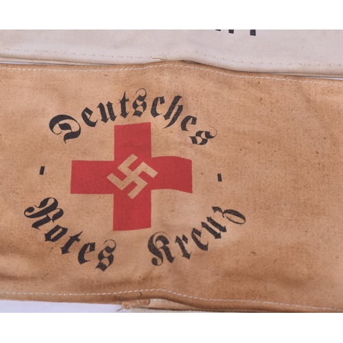 426 - A collection of x5 WWII Second World War Third Reich Nazi German uniform cloth armbands comprising; ... 