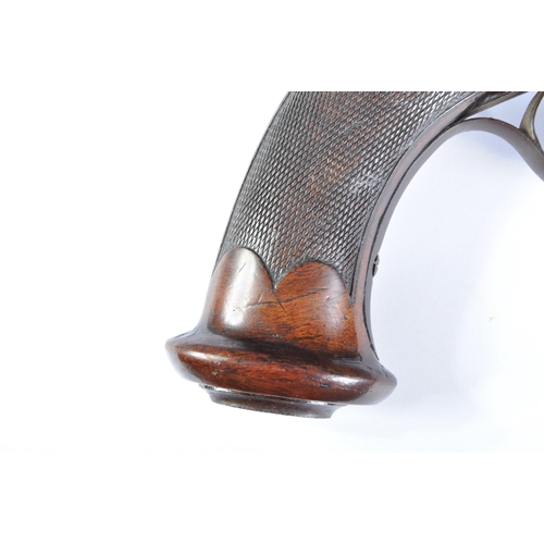 50 - A 19th Century c1840 Kehlner In Prag double barrelled percussion cap pistol. Profusely decorated iro... 