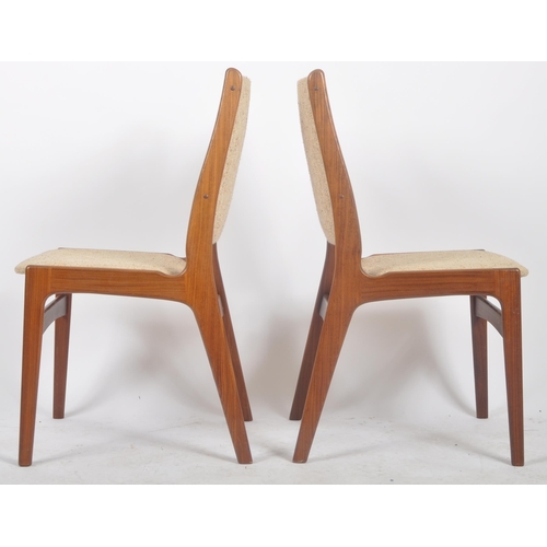 103 - Johannes Andersen - Uldum Møbelfabrik - A matching set of four retro mid 20th Century Danish teak fr... 