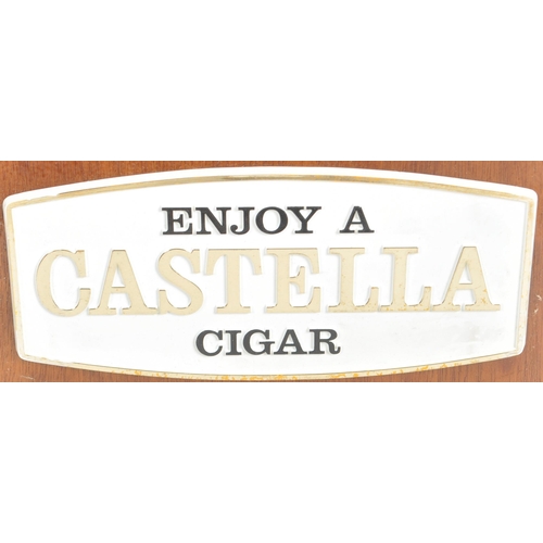 107 - Castella - An original retro 20th Century 1960s point of sale advertising unused - new Castella ciga... 