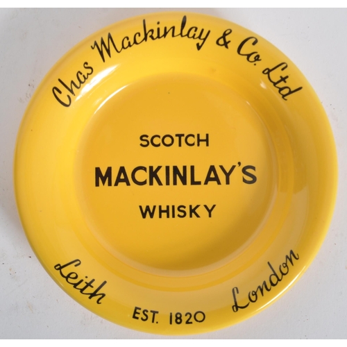 124 - Mackinlay's Whisky - A matching set of four retro vintage 20th Century point of sale advertising cer... 