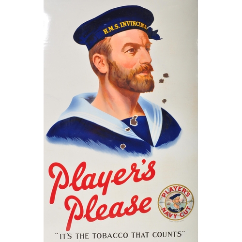 150 - Players Please - A large and impressive vintage 20th Century advertising point of sale shop display ... 