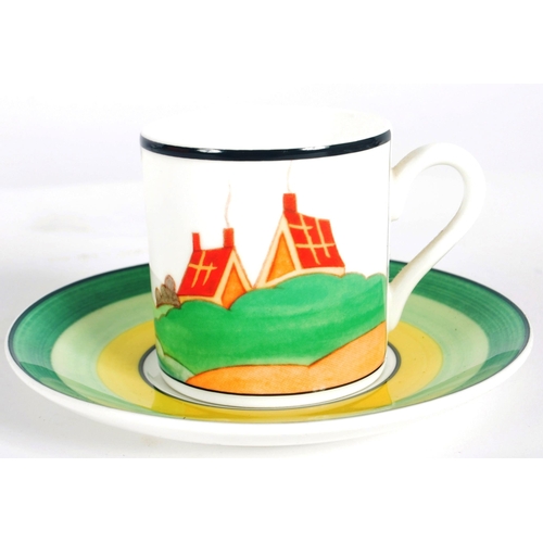 163 - Clarice Cliff - Wedgwood - 'Secrets' - A contemporary designer limited edition eight person coffee s... 