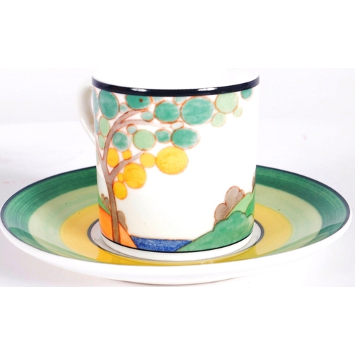 163 - Clarice Cliff - Wedgwood - 'Secrets' - A contemporary designer limited edition eight person coffee s... 