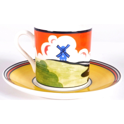 163 - Clarice Cliff - Wedgwood - 'Secrets' - A contemporary designer limited edition eight person coffee s... 