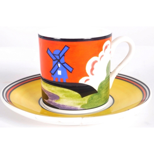 163 - Clarice Cliff - Wedgwood - 'Secrets' - A contemporary designer limited edition eight person coffee s... 