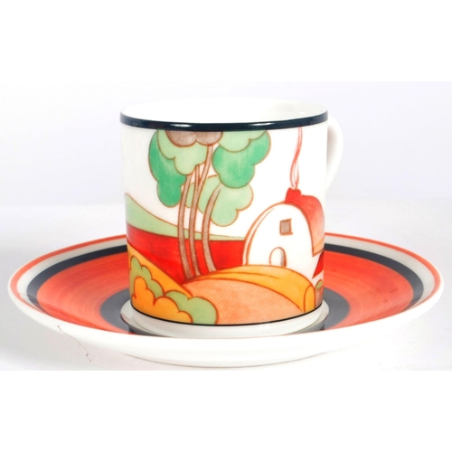 163 - Clarice Cliff - Wedgwood - 'Secrets' - A contemporary designer limited edition eight person coffee s... 