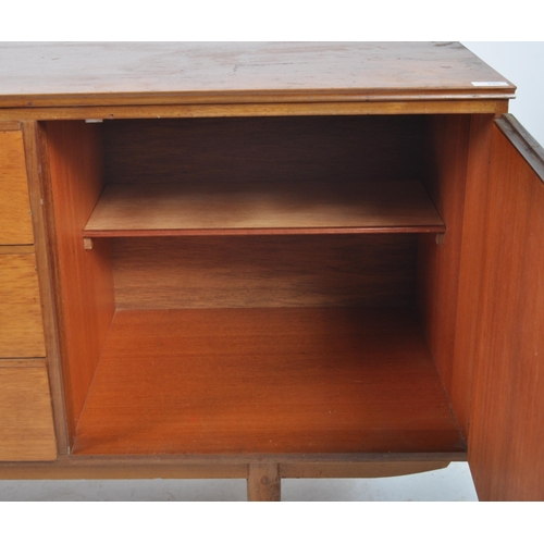 220 - Austinsuite - A retro vintage mid 20th Century 1960s teak sideboard credenza having a central bank o... 