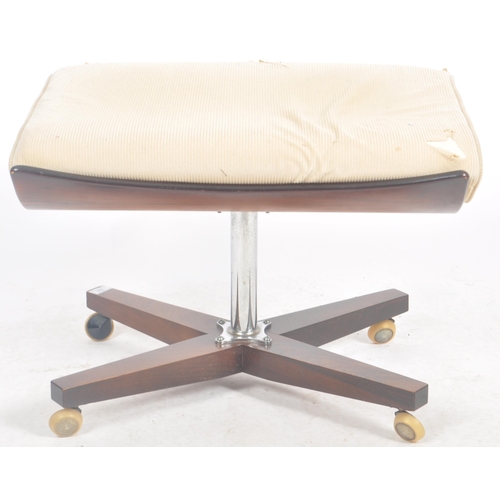 308 - Paul Conti for G Plan - Model 6259 'Blofeld' - A retro mid 20th Century teak footstool / ottoman. Th... 