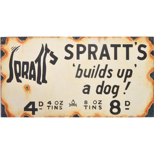 339 - Spratt's - A Contemporary artists' impressions of traditional pictorial enamel advertising sign for ... 