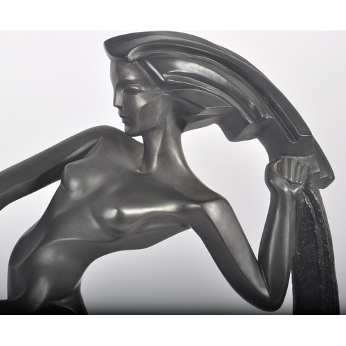 352 - After Alexsander Danel for Austin Sculpture - A large late 20th Century Art Deco style bronze effect... 