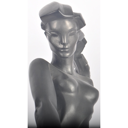 352 - After Alexsander Danel for Austin Sculpture - A large late 20th Century Art Deco style bronze effect... 