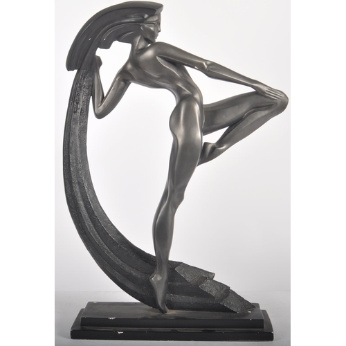 352 - After Alexsander Danel for Austin Sculpture - A large late 20th Century Art Deco style bronze effect... 