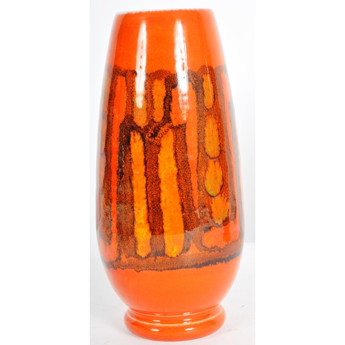 364 - Poole Pottery - Delphis Range - A selection of retro mid 20th Century ceramic vases each with glazed... 