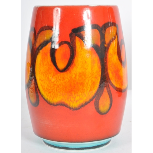 364 - Poole Pottery - Delphis Range - A selection of retro mid 20th Century ceramic vases each with glazed... 