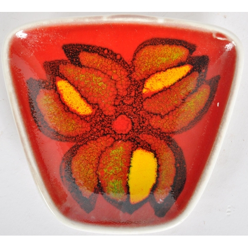 375 - Poole Pottery - Delphis Range - A mixed selection of retro 20th Century condiment dishes of various ... 