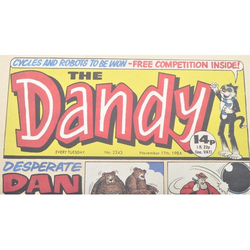 399 - Dandy / Beano - Two Contemporary large size comic book cover art displays. One featuring The Dandy a... 