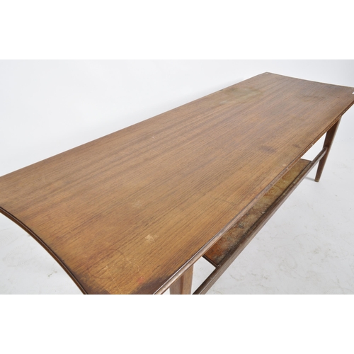 408 - Richard Hornby - Fyne Ladye Furniture - A retro 20th Century teak wood coffee table / low table reta... 