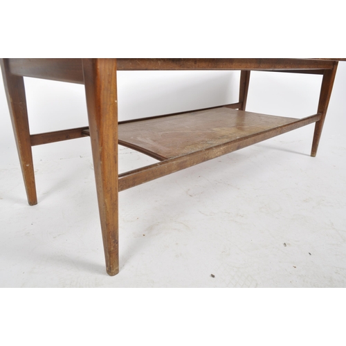 408 - Richard Hornby - Fyne Ladye Furniture - A retro 20th Century teak wood coffee table / low table reta... 