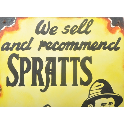 599 - Sprats - A Contemporary artists' impressions of traditional pictorial enamel advertising sign for Sp... 