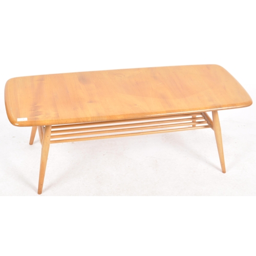 7 - Lucian Ercolani - Ercol - Model 459 - A retro vintage mid 20th Century beech & elm coffee table / lo... 