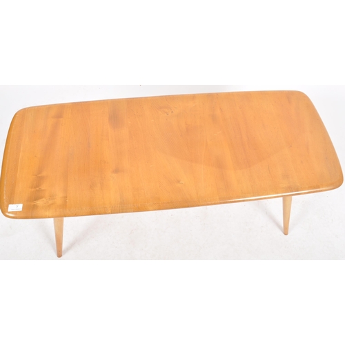 7 - Lucian Ercolani - Ercol - Model 459 - A retro vintage mid 20th Century beech & elm coffee table / lo... 