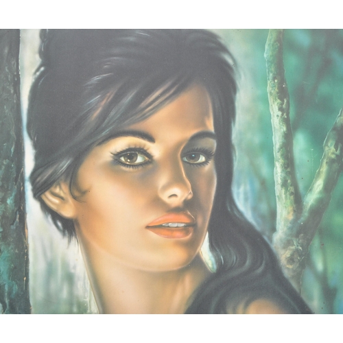 71 - Joseph Henry Lynch (Born 1911 -1989) - Tina - A retro vintage mid 20th Century 1960s portrait painti... 