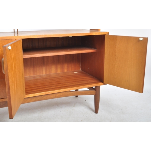 80 - G Plan - Brazilia Brasilia Range - A retro mid 20th Century teak room divider having an open shelved... 