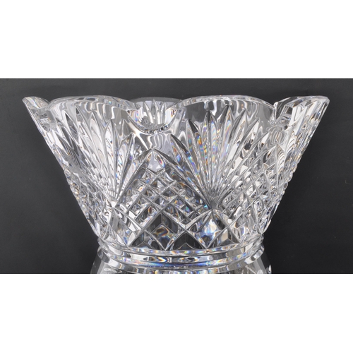 101 - Waterford Crystal - A large NOS New Old Stock Waterford Crystal glass Lismore Thistle vase. In origi... 