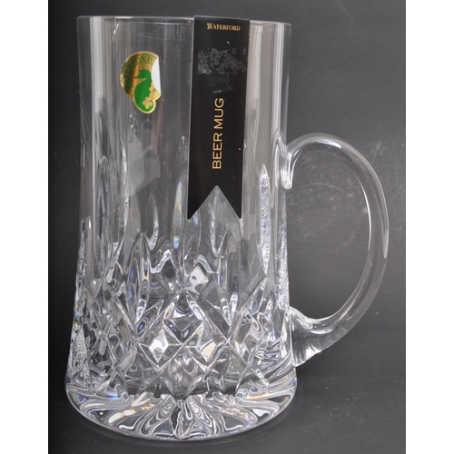 144 - Waterford Crystal - A NOS New Old Stock boxed Waterford Crystal glass to include a Lismore beer mug ... 