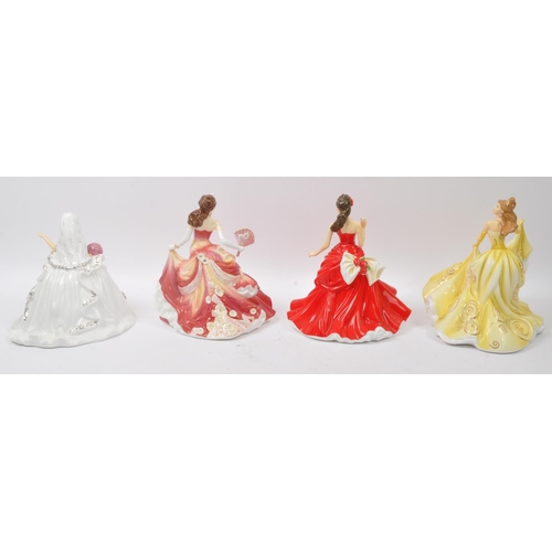 161 - The English Ladies Co - Four NOS New Old Stock boxed The English Ladies Company bone china figurines... 