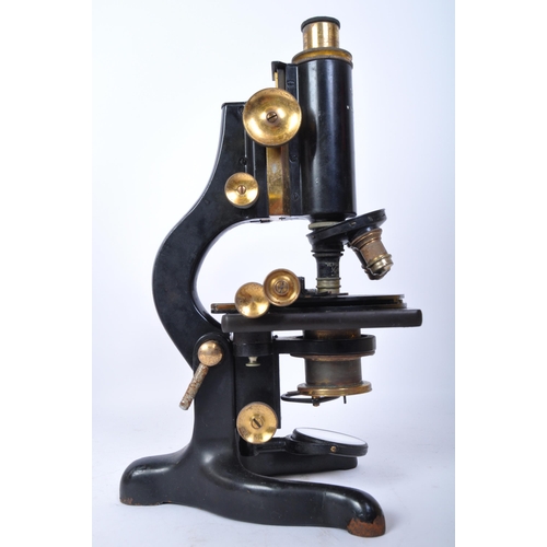 230 - A 20th century Watson & Sons 'Service' microscope in mahogany case. Serial no. 63455. Case measures ... 