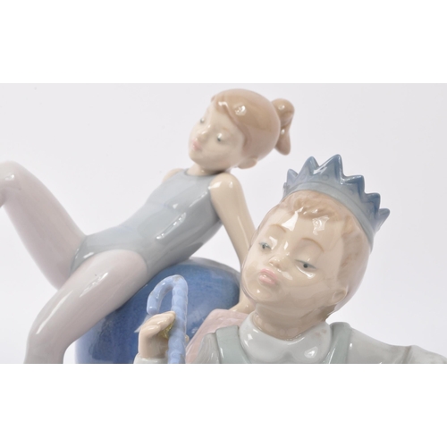 30 - Nao – 020.01422 'A Game of Balance' & 01342 'El Rey De La Casa'- original Nao Hand Crafted Porcelain... 