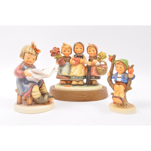 38 - A collection of vintage 20th century Goebel Hummel German boxed figurines to include Little Fidd, Wh... 