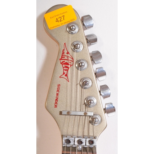 427 - Marlin Electric Guitar - Serial No. 8011130 - An Marlin Sidewinder Stratocaster left handed electric... 