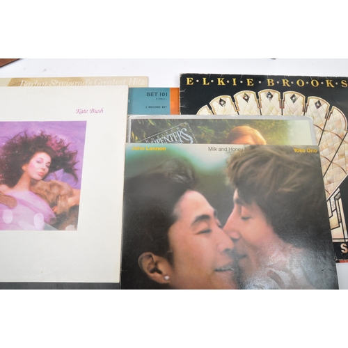 441 - Large collection vintage 20th century LP long play vinyl records. The lot to include Barbara Streisa... 