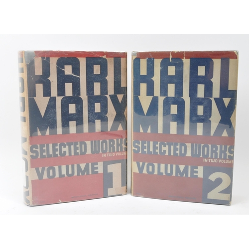 454 - Karl Marx - Selected Works in two volumes prepared by Marx Engles-Lenin Institute Moscow under the E... 