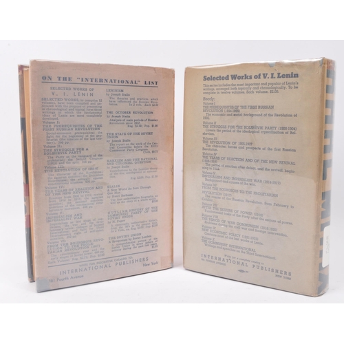 454 - Karl Marx - Selected Works in two volumes prepared by Marx Engles-Lenin Institute Moscow under the E... 