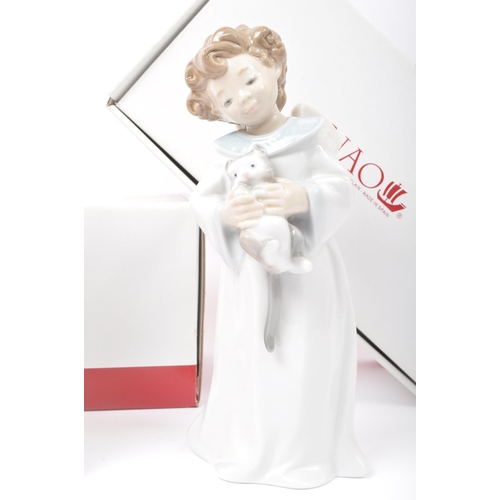 46 - Nao  – 02001879 'Girl With Cello’ & 02000534 'Angel Cuddles’ - original Nao Hand Crafted Porcelain s... 