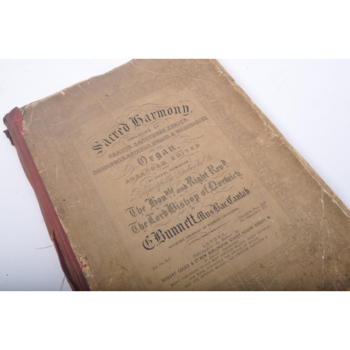 486 - A collection of early 20th century & later chants choir religious & community song books & manuscrip... 