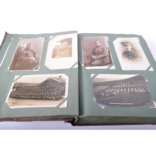 499 - A collection of 19th century Victorian, Edwardian and later postcards and photographs  to include wa... 