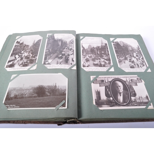 499 - A collection of 19th century Victorian, Edwardian and later postcards and photographs  to include wa... 