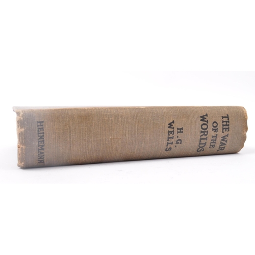 500a - Wells, H. G. The War of the Worlds, first edition, first issue with 16pp. publisher's advertisements... 