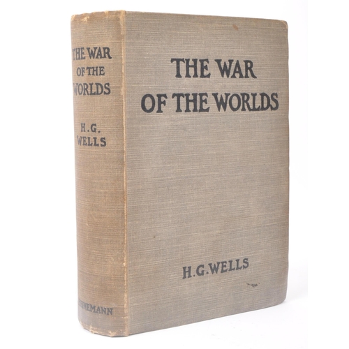 500a - Wells, H. G. The War of the Worlds, first edition, first issue with 16pp. publisher's advertisements... 